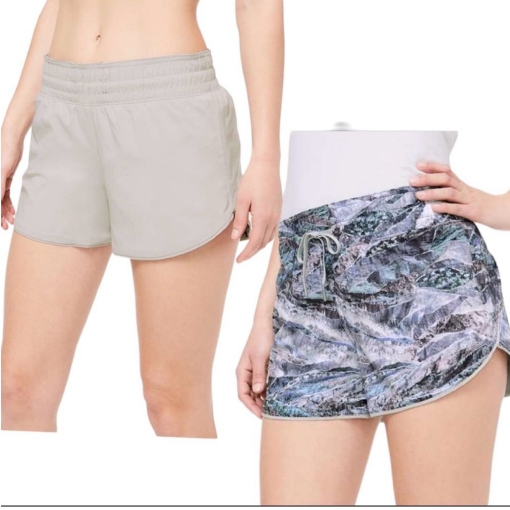 LULULEMON CHOOSE A SIDE SHORT 3"-SPRINGSCAPE MULTI size 8 NWOT